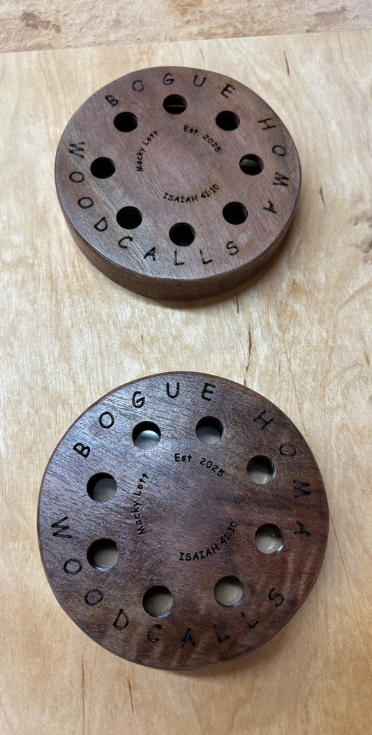 Turkey Pot Call / Black Walnut & Slate